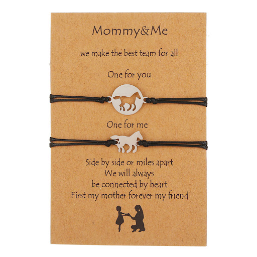 Title 1, Bohemian Style Card Couple Bracelet, a perfect ...