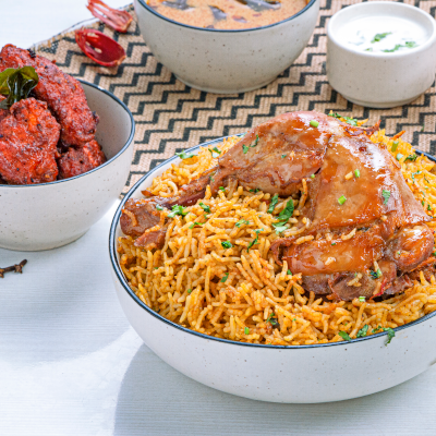 Bhai Chicken Biryani And Chicken Kebab Combo