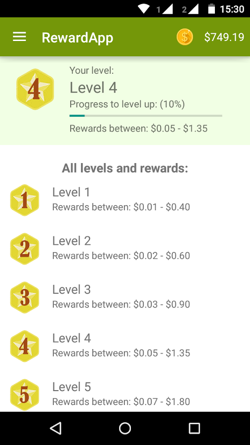   RewardApp - Earn money- screenshot 