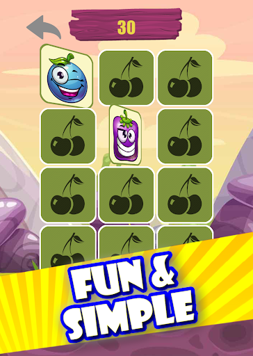 Funny Fruits Memory Game
