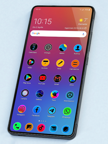 Miui 11 Circle Fluo - Icon Pack Screenshot Image