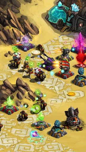 Ancient Planet Tower Defense APK MOD screenshots 5