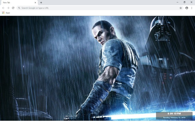 Star Wars: The Force Unleashed New Tab Theme