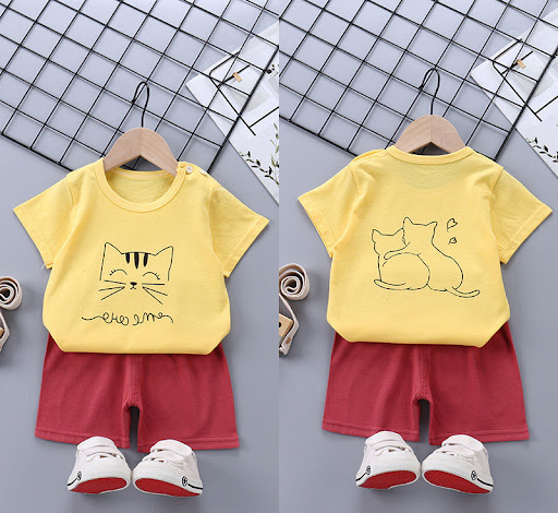 Title 5, Childrens Short-sleeved Suit Boys Handsome Clo...