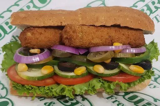 Veg Seekh Kebab Sub [6 Inches, 15 Cm]