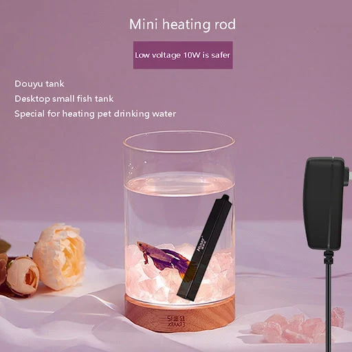 5W/10W Mini Aquarium Heater USB Charging For Small Fish Tank Heater Energy Saving Over Temperature Protection Accessorie