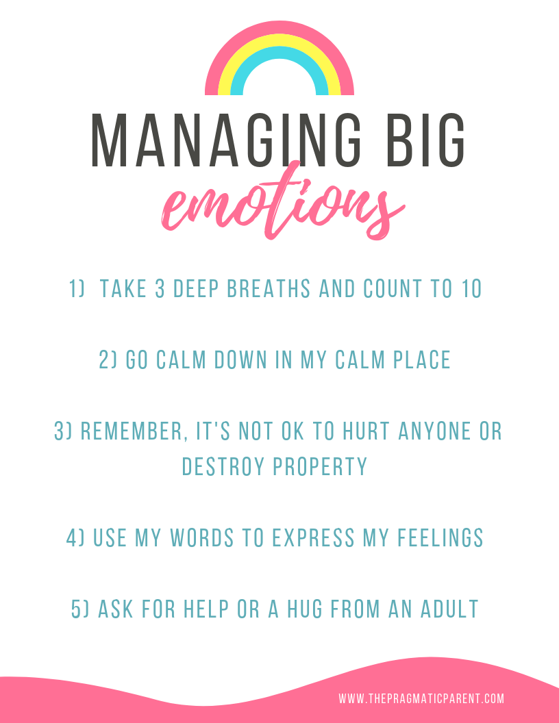 Teach Your Child to Manage Big Emotions