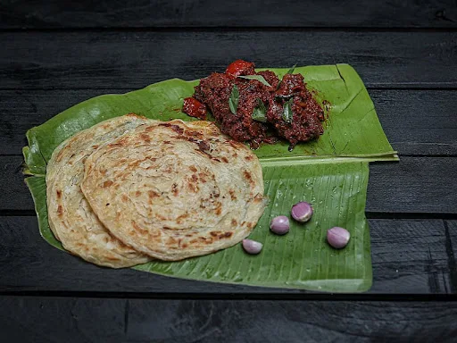 Paratha (3Pieces) + Chicken Roast