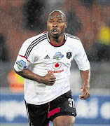 READY TO STRIKE: Zambia's Collins Mbesuma, a danger man to Bafana's hopes of a win on Wednesday.PHOTO: BACKPAGEPIX