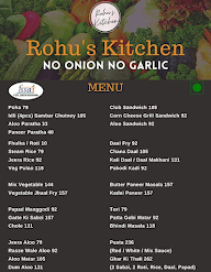 Rohu's Kitchen menu 1