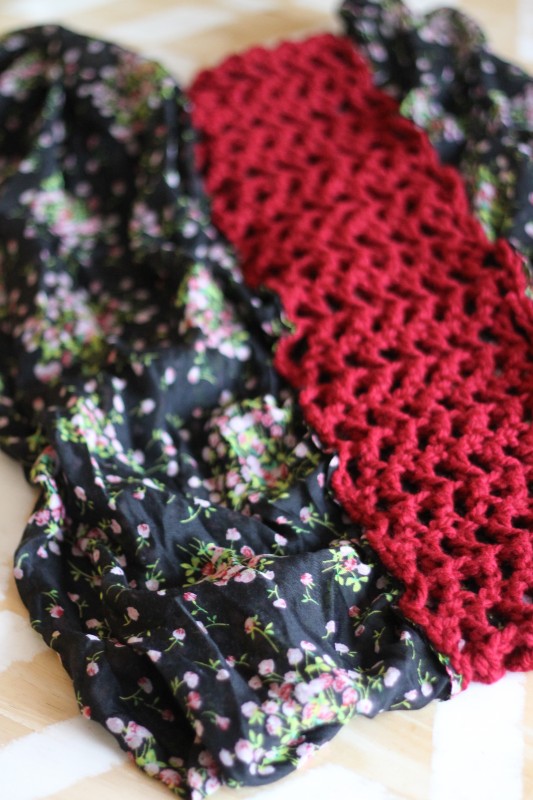 Crochet Chiffon Infinity Scarf Tutorial