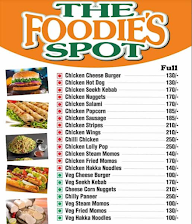 The Foodie's Spot menu 1