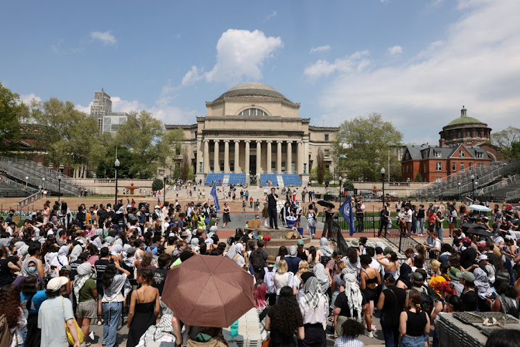 Students have rallied or set up tents at dozens of campuses in the US in recent days to protest against Israel's war in Gaza, now in its seventh month.