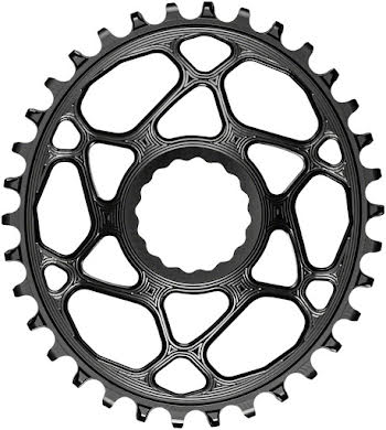 Absolute Black Oval Narrow-Wide Direct Mount Chainring - CINCH Direct Mount, 3mm Offset alternate image 1