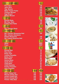 Sardar G's Kitchen menu 4