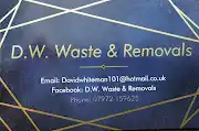 D.W Waste&Removals Logo