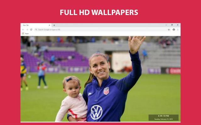 Alex Morgan Wallpapers and New Tab