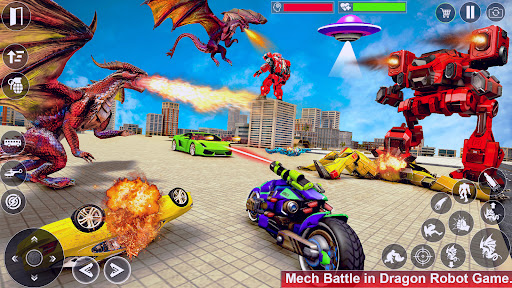 Screenshot Dragon Robot Car Games 3d