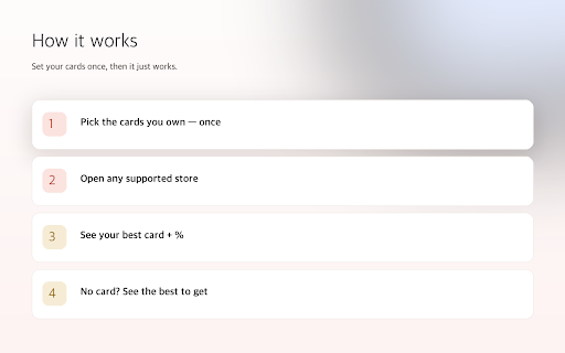 PaisaVasool — Best Card at Checkout (India) screenshot 2