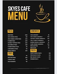 Skyes cafe menu 1