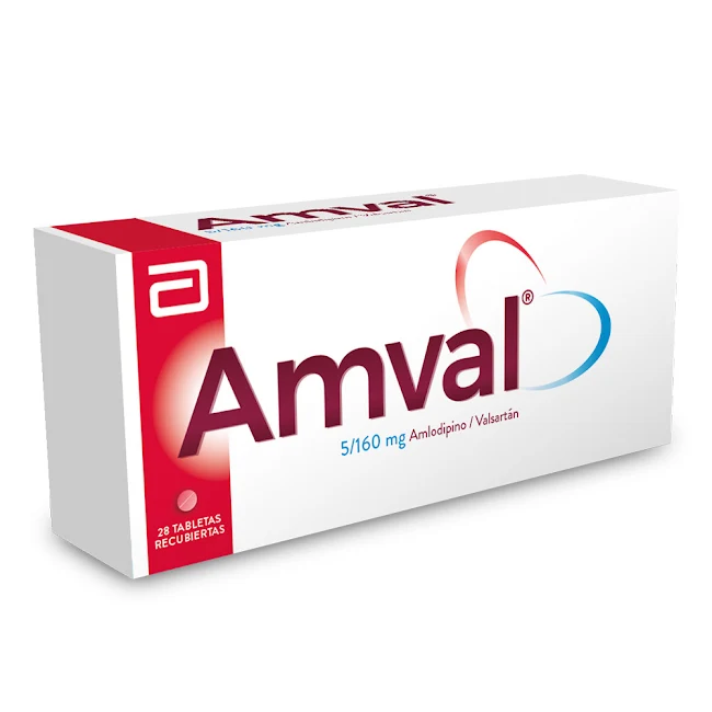 Amval 5/160mg Caja x 28 Tabletas