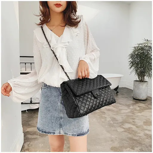 Title 10, Lingge dames schoudertas crossbody, stijlvol en...