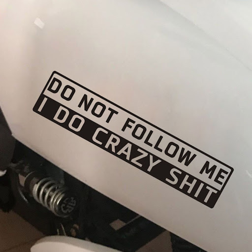 Title 5, Car Decoration Do Not Follow Me English Sticker...