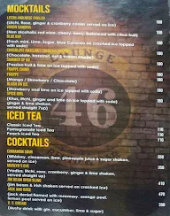 46 Lounge Restaurant menu 1