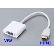 [Hàng Xịn] Cáp Chuyển Đổi Hdmi Sang Vga - Bộ Đầu Chuyển Cổng Hdmi Ra Vga Giắc Hdmi To Vga, Dây Máy Chiếu