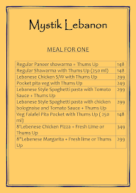 Mystic Lebanese - Juhu menu 1