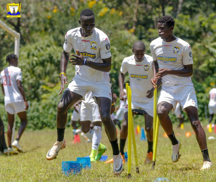 Homeboyz players during a training session