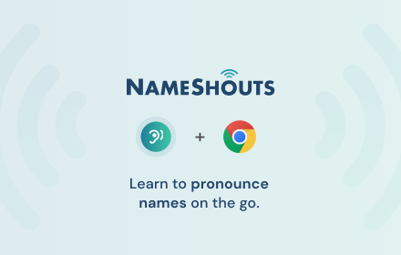 NameShouts - Name Pronunciation tool Preview image 0