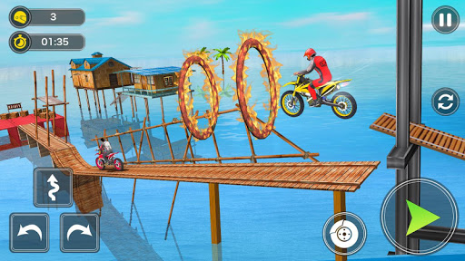 Tricky Bike Trail Stunts - Bike Stunt Racing 3D screenshots 12