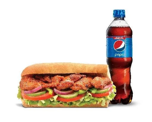 Non Veg Sub With Drink Combo [15 Cm, 6 Inches]