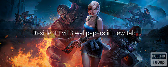 Resident Evil 3 Wallpapers New Tab marquee promo image