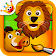 Jeux pour Enfants Puzzles et couleurs de la Savane icon