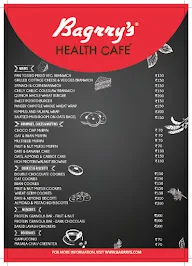 Bagrry's Health Cafe menu 1