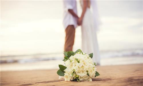 Beach wedding in India