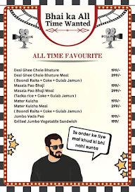 Retro Bollywood Dhaba menu 8
