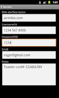 Secrets for Android Screenshot