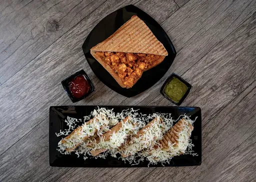 Paneer Tikka Grilled Sandwich