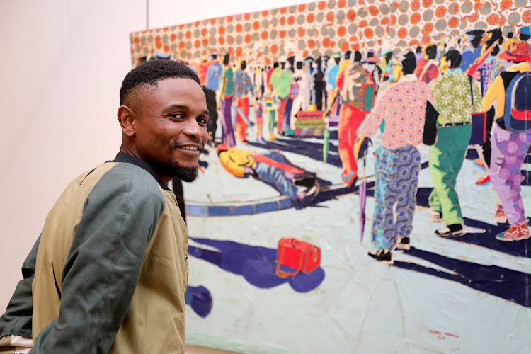 Mondli Mbhele is the Sasol New Signatures Art Competition 2022 winner