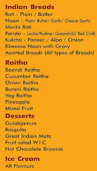 Sunset Bistro Candolim menu 2