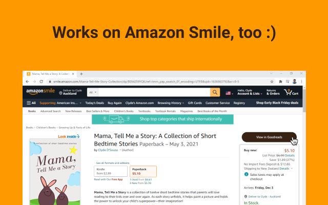 Amazon to Goodreads Navigator Preview image 2