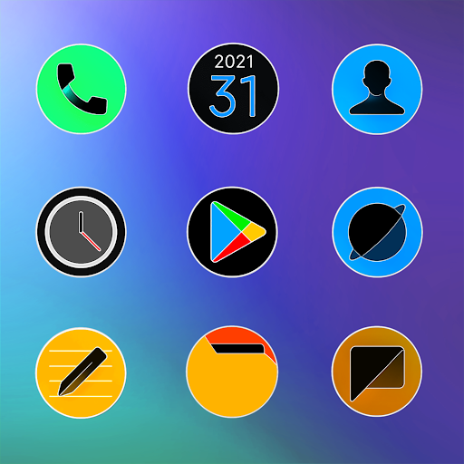 MIUl Circle Fluo - Icon Pack