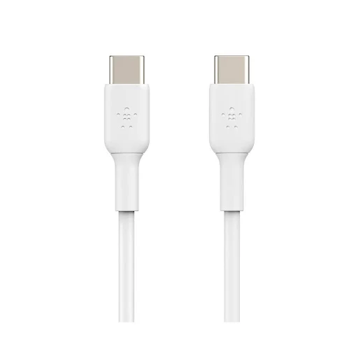 Cáp sạc nhanh Belkin USB Type C - C BOOST↑CHARGE™ 60W, 1Mét (màu trắng) (CAB003bt1MWH)