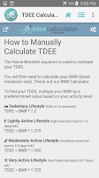 TDEE Calculator & Tracker Screenshot