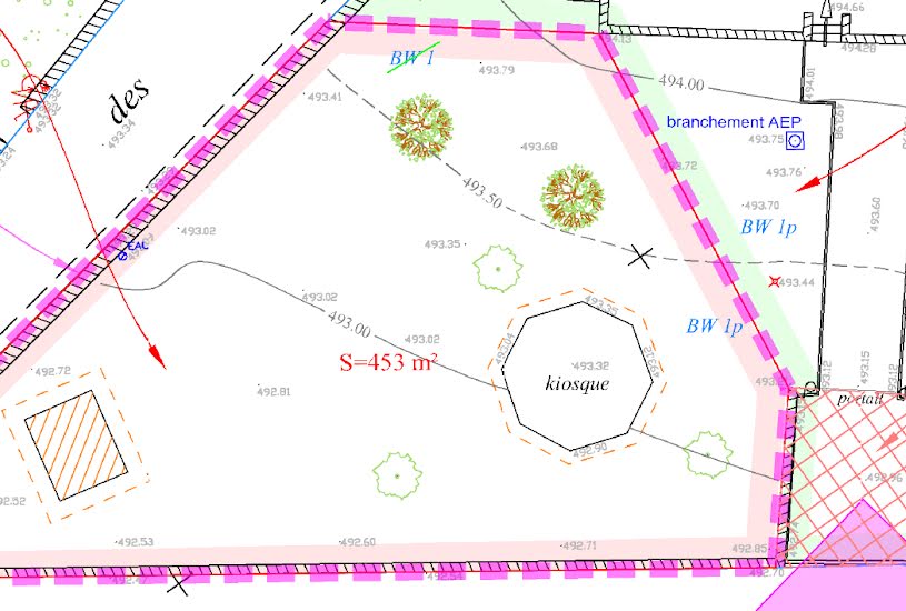  Vente Terrain à bâtir - 453m² à Thoiry (01710) 