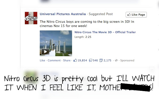 Hide Facebook Sponsored Posts