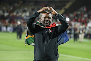 Al Ahly coach Pitso Mosimane after his team's 4-0 Fifa Club World Cup third-place playoff win against Al-Hilal in Abu Dhabi, United Arab Emirates on February 13 2022.